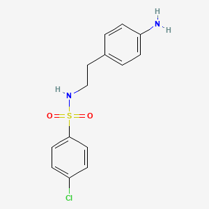 n-[2-(4-Aminophenyl)ethyl]-4-chlorobenzenesulphonamide
