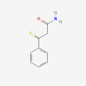 molecular formula C9H9NOS B8407960 Thiobenzoyl acetamide 