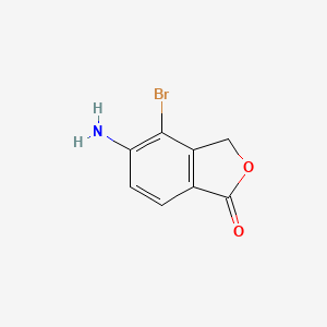 molecular formula C8H6BrNO2 B8408013 4-Bromo-5-aminophthalide 