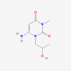 6-amino-1-(2-hydroxypropyl)-3-methyl-2,4-(1H, 3H)-pyrimidinedione