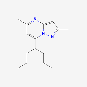 7-(1-Propyl-butyl)-2,5-dimethyl-pyrazolo[1,5-a]pyrimidine