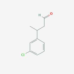 molecular formula C10H11ClO B8408072 3-(3-Chlorophenyl)Butyraldehyde 