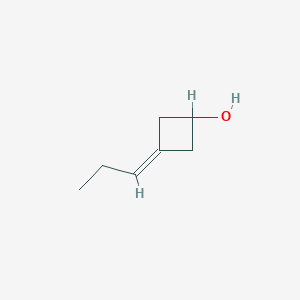 molecular formula C7H12O B8408098 3-Propylidenecyclobutanol 
