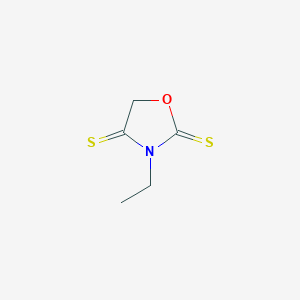 molecular formula C5H7NOS2 B8408129 3-Ethyloxazolidine-2,4-dithione 