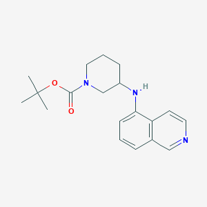 molecular formula C19H25N3O2 B8408150 3-(Isoquinolin-5-ylamino)-piperidine-1-carboxylic acid tert-butyl ester 