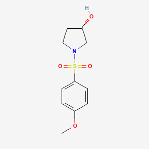 (3S)-3-Hydroxy-1-[(4-methoxyphenyl)sulfonyl]pyrrolidine