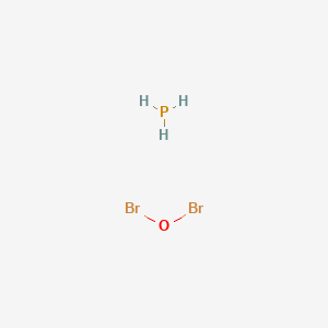 molecular formula Br2H3OP B8408242 Bromanyl hypobromite; phosphane 
