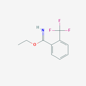 Ethyl o-trifluoromethyl-benzimidate