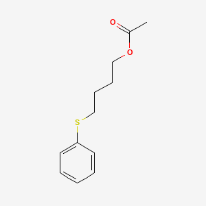 molecular formula C12H16O2S B8408323 4-phenylsulfanylbutyl acetate 