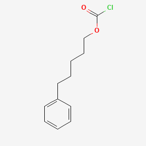 molecular formula C12H15ClO2 B8408383 5-Phenylpentyl chlorocarbonate 