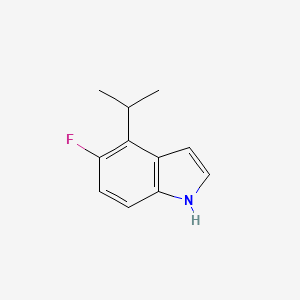 molecular formula C11H12FN B8408408 4-Isopropyl-5-fluoroindole 