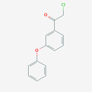 molecular formula C14H11ClO2 B8408460 3'-Phenoxy-2-chloroacetophenone 