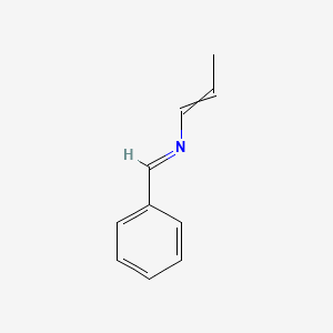 molecular formula C10H11N B8408472 N-benzylidene-propenylamine 