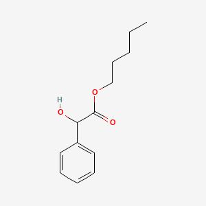 molecular formula C13H18O3 B8408527 Pentyl hydroxy(phenyl)acetate CAS No. 20309-57-3