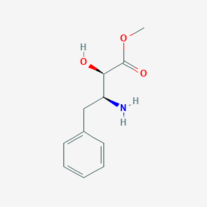 molecular formula C11H15NO3 B8408568 (2R,3S)-2-Hydroxy-3-amino-4-phenylbutyric acid methyl ester 