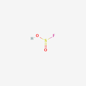 molecular formula FHO2S B8408602 Sulfurofluoridous acid CAS No. 27796-86-7
