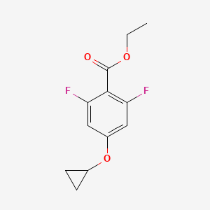 Ethyl 4-(cyclopropyloxy)-2,6-difluorobenzoate