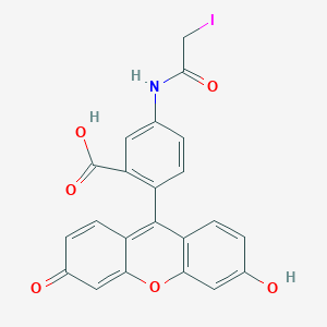 2-(3-Hydroxy-6-oxoxanthen-9-yl)-5-[(2-iodoacetyl)amino]benzoic acid