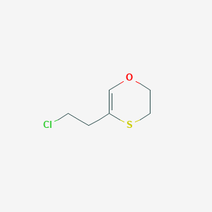 3-(2-Chloroethyl)-5,6-dihydro-1,4-oxathiin