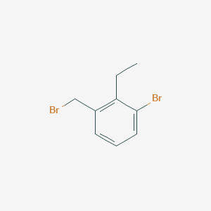 molecular formula C9H10Br2 B8408858 1-Bromo-3-(bromomethyl)-2-ethylbenzene 