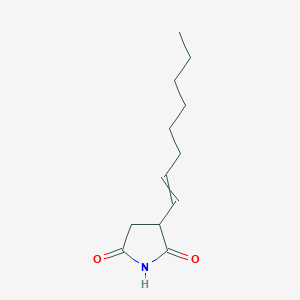 B8408997 3-(Oct-1-EN-1-YL)pyrrolidine-2,5-dione CAS No. 64248-78-8