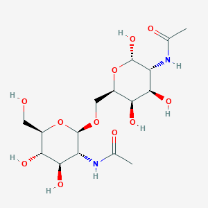 molecular formula C16H28N2O11 B8409010 beta-D-GlcpNAc-(1->6)-alpha-D-GalpNAc 