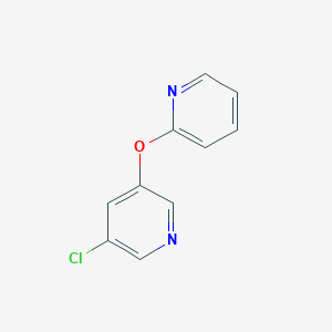 3-Chloro-5-(pyridin-2-yloxy)-pyridine