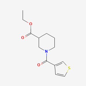 Ethyl 1-(3-thiophenecarbonyl)-3-piperidinecarboxylate