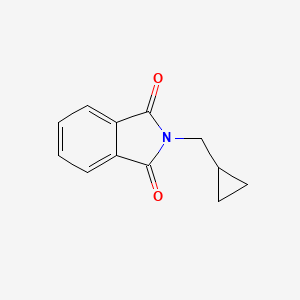 molecular formula C12H11NO2 B8409176 N-cyclopropylmethylphthalimide 