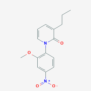 1-(2-Methoxy-4-nitrophenyl)-3-propylpyridin-2(1H)-one