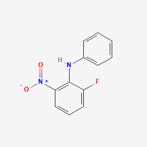 molecular formula C12H9FN2O2 B8409347 (2-Fluoro-6-nitrophenyl)phenylamine 