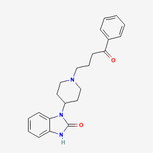 molecular formula C22H25N3O2 B8409393 1-[1-(4-Oxo-4-phenylbutyl)-4-piperidinyl]-1,3-dihydro-2-benzimidazolone 