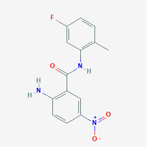 N-(2-amino-5-nitrobenzoyl)-2-methyl-5-fluoroaniline