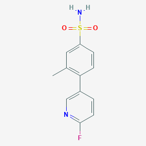4-(6-Fluoro-pyridin-3-yl)-3-methyl-benzenesulfonamide