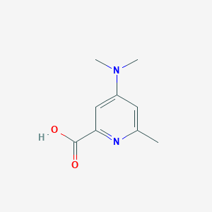molecular formula C9H12N2O2 B8409592 4-Dimethylamino-6-methyl-pyridine-2-carboxylic acid 
