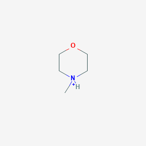 molecular formula C5H12NO+ B8409614 4-Methylmorpholin-4-ium 