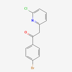 1-(4-Bromophenyl)-2-(6-chloro-2-pyridinyl)ethanone