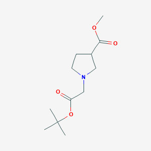 1-Tert-butoxycarbonylmethyl-pyrrolidine-3-carboxylic acid methyl ester