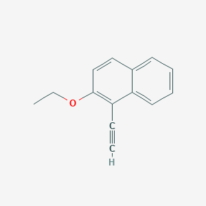molecular formula C14H12O B8409659 1-Ethynyl-2-ethoxynaphthalene 
