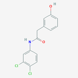 molecular formula C14H11Cl2NO2 B8409684 N-(3,4-dichlorophenyl)-2-(3-hydroxyphenyl)acetamide 