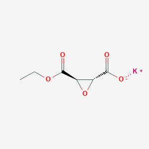 molecular formula C6H7KO5 B8409693 potassium (2R,3R)-3-ethoxycarbonyloxirane-2-carboxylate 