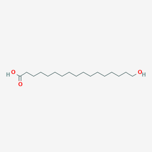 molecular formula C17H34O3 B084097 17-羟基庚酸 CAS No. 13099-34-8