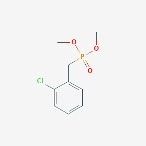 molecular formula C9H12ClO3P B8409706 2-Chlorobenzylphosphonic acid dimethyl ester 