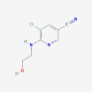 5-Chloro-6-[(2-hydroxyethyl)amino]nicotinonitrile