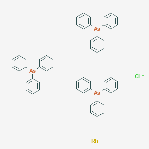 B084098 Chlorotris(triphenylarsine)rhodium CAS No. 14973-92-3