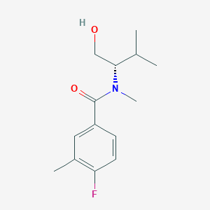 (S)-4-Fluoro-N-(1-hydroxy-3-methylbutan-2-yl)-N,3-dimethylbenzamide