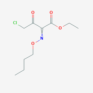 Ethyl 2-(butoxyimino)-4-chloro-3-oxobutanoate