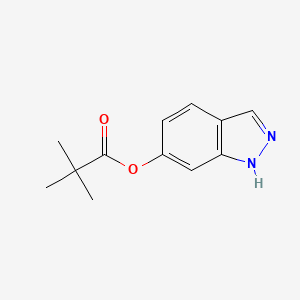 1H-indazol-6-yl 2,2-dimethylpropanoate