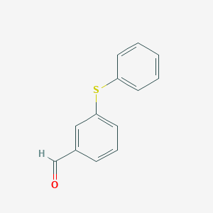 molecular formula C13H10OS B8409907 3-(Phenylthio)benzaldehyde 