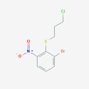 (2-Bromo-6-nitrophenyl)(3-chloropropyl)sulfane